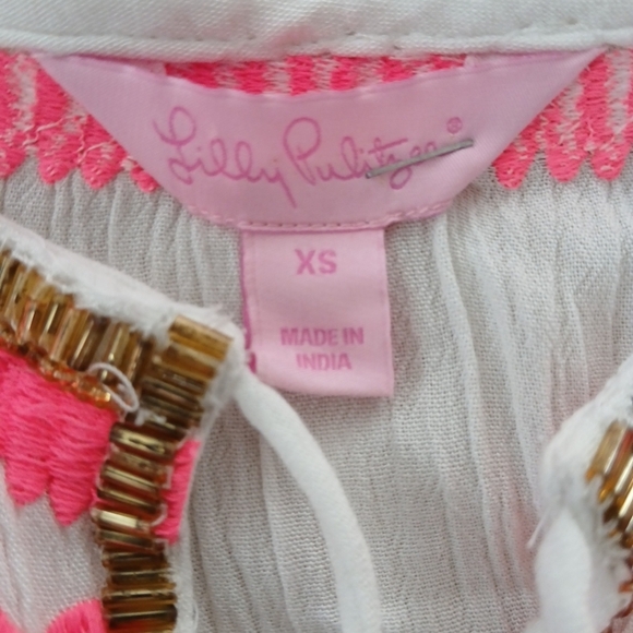 Women's LILLY PULITZER Nolia Maxi Beach  Lined Dress SIZE XS.   FL - Picture 9 of 14